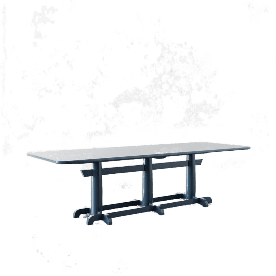 Table à manger en hêtre laquée
